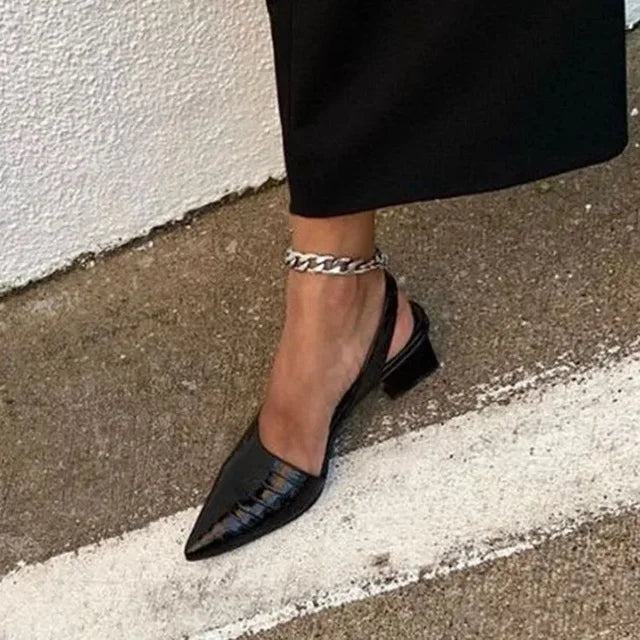 Allegra-Décolleté ortopediche Croco 4