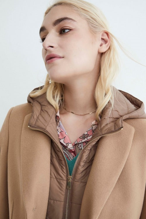 Angela - Cappotto in lana e cashmere CAMMELLO 2