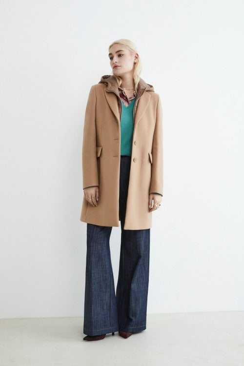 Angela - Cappotto in lana e cashmere CAMMELLO 5