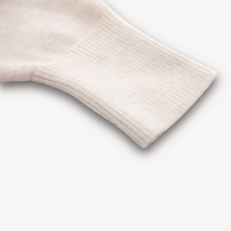Aurora - Cardigan Lungo Elegante Donna Autunno Inverno Beige 2