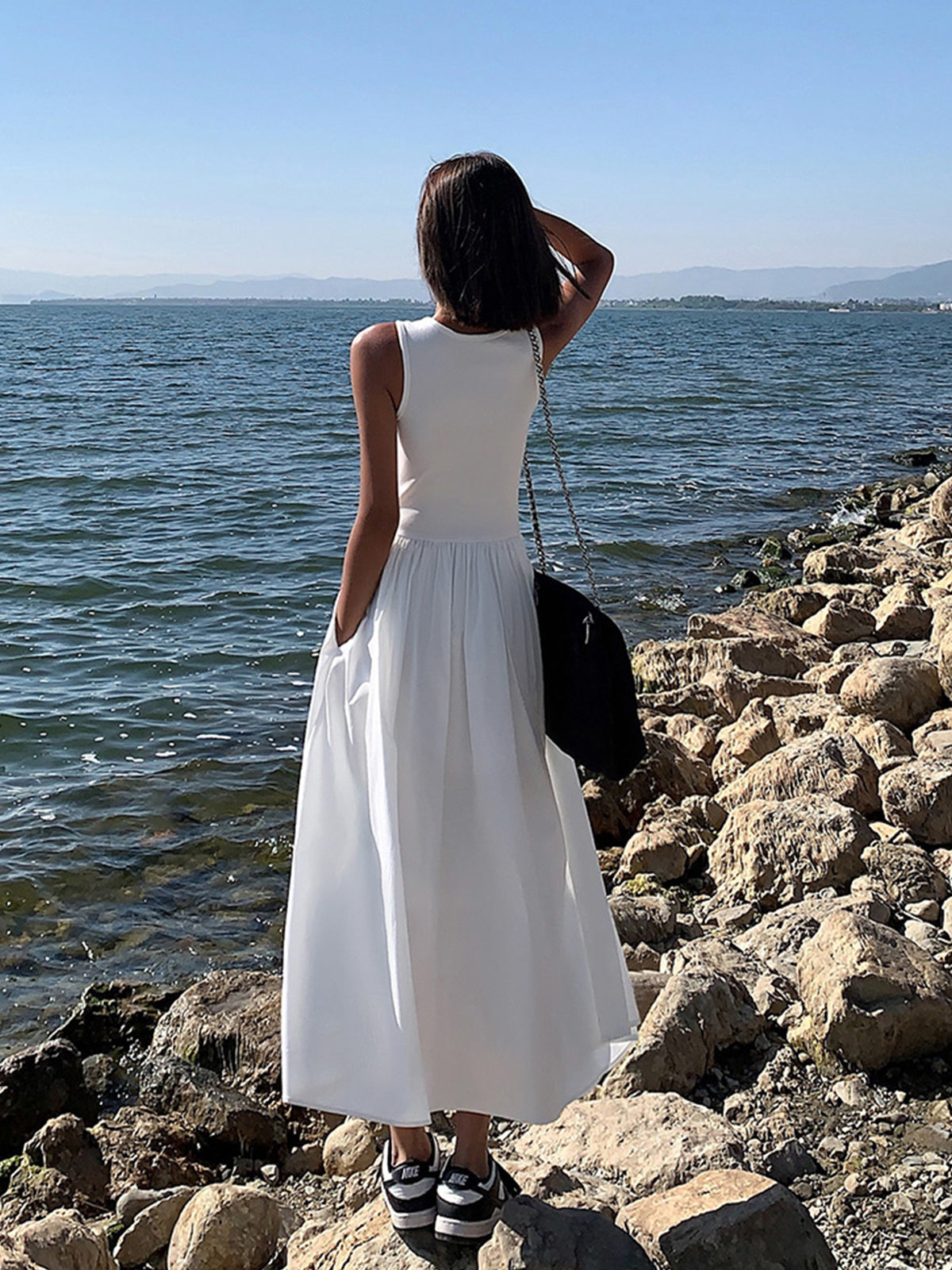 Fulvia - Abito Lungo Donna Elegante Moderno