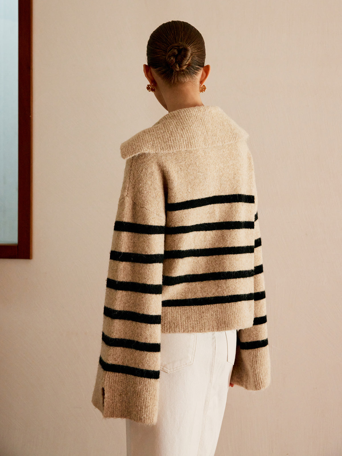 Giada - Maglione Oversize a Righe Casual