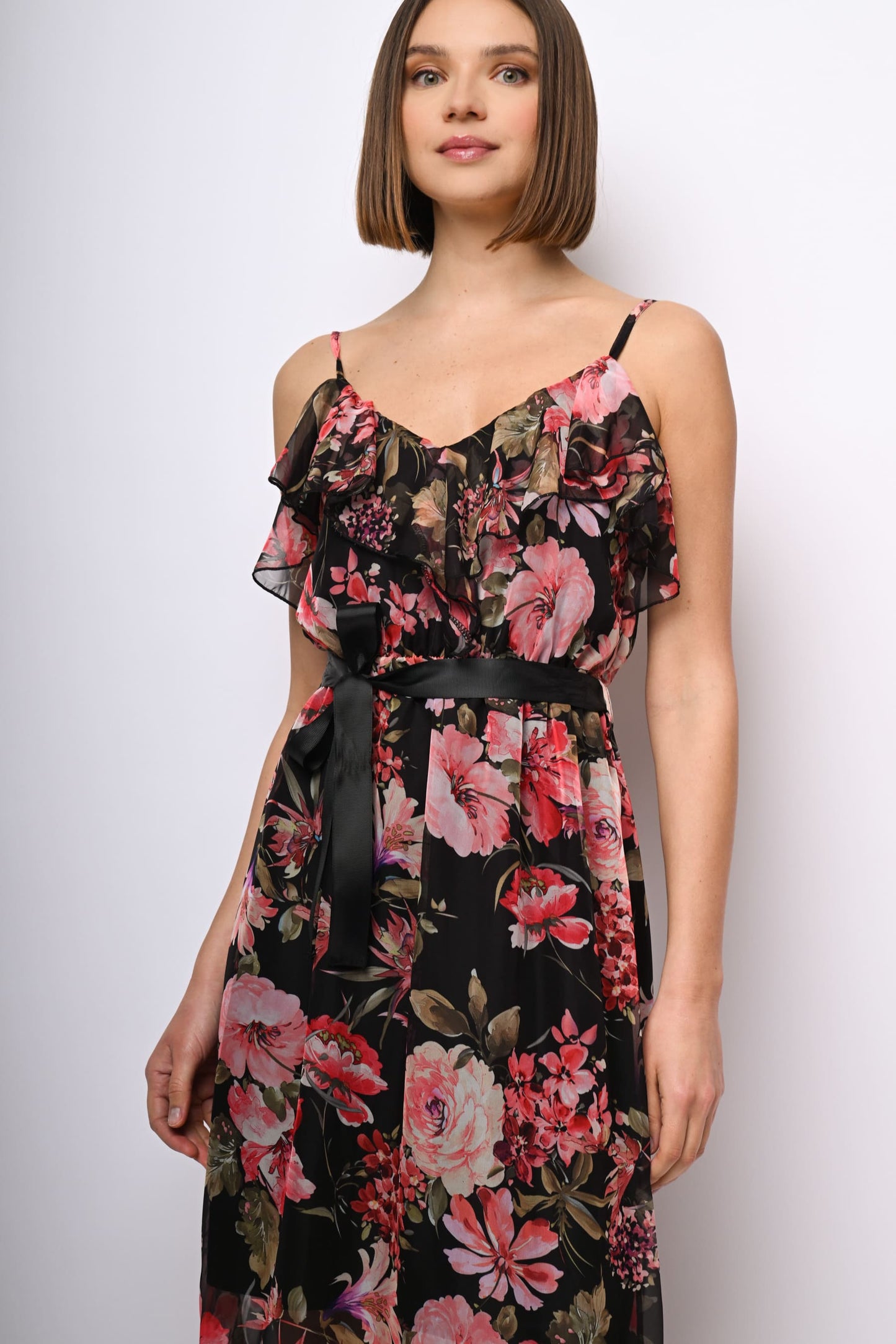 Bianca – Abito Lungo da Donna con Stampa Floreale Romantico e Leggero 3