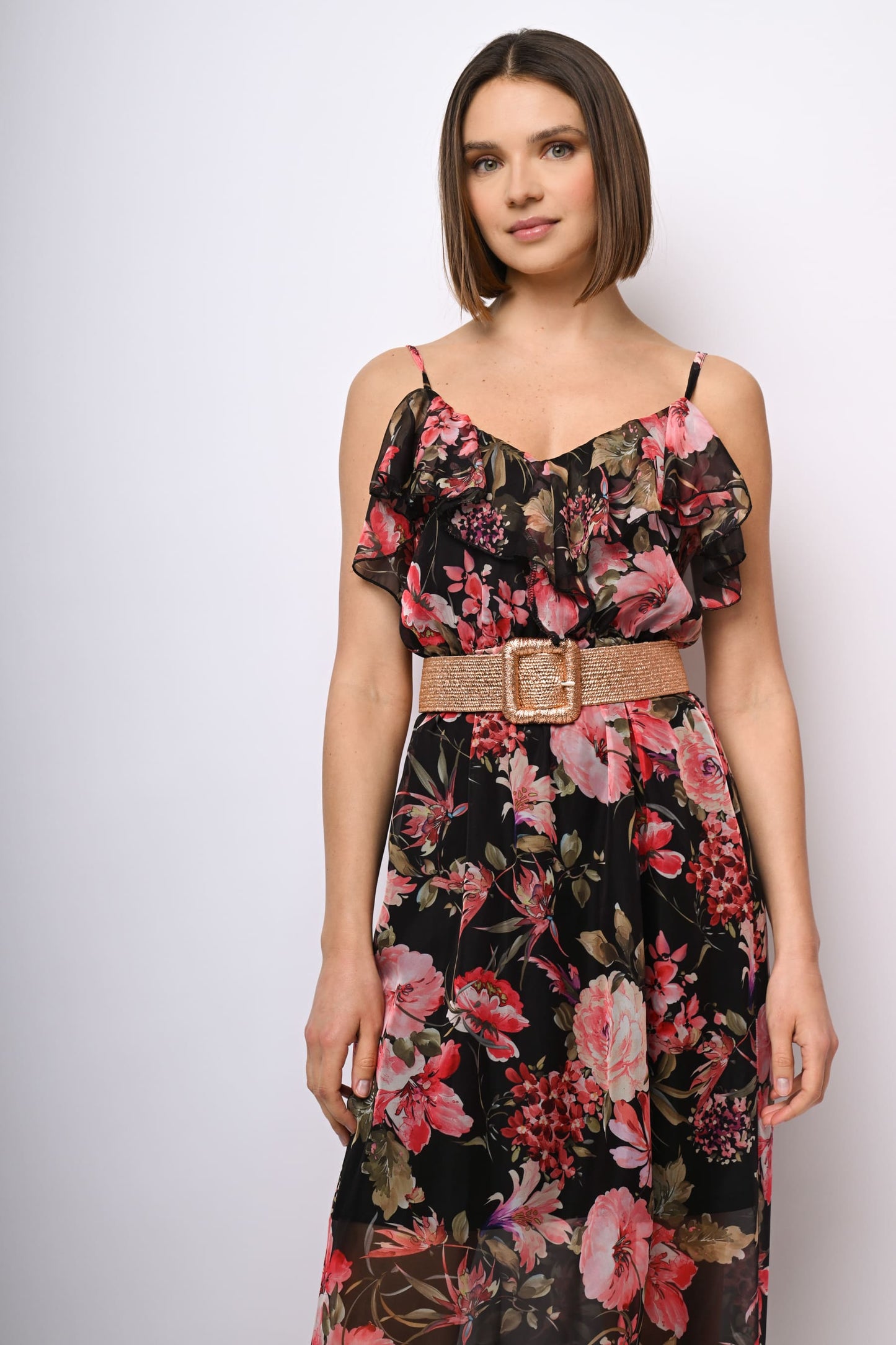 Bianca – Abito Lungo da Donna con Stampa Floreale Romantico e Leggero 6
