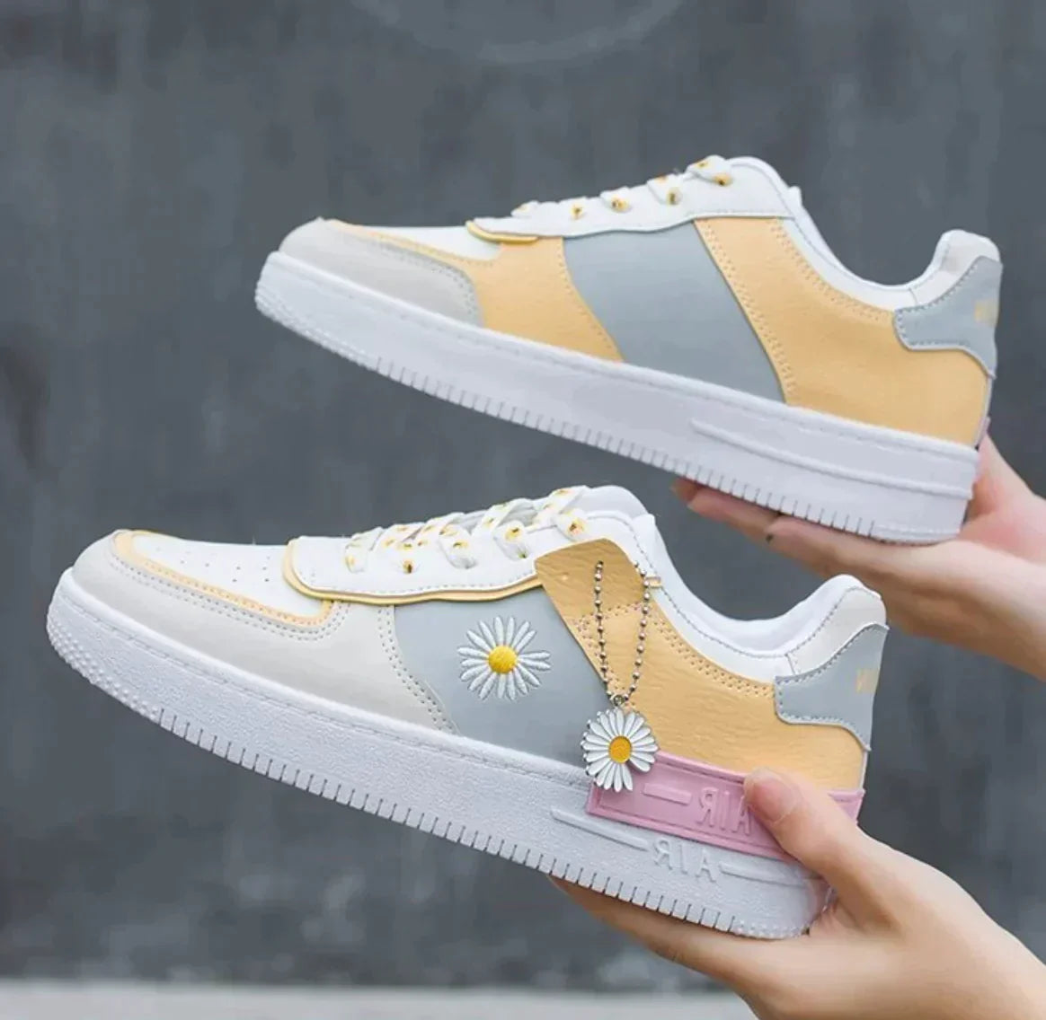 Elena - Sneakers Air Force con motivo floreale