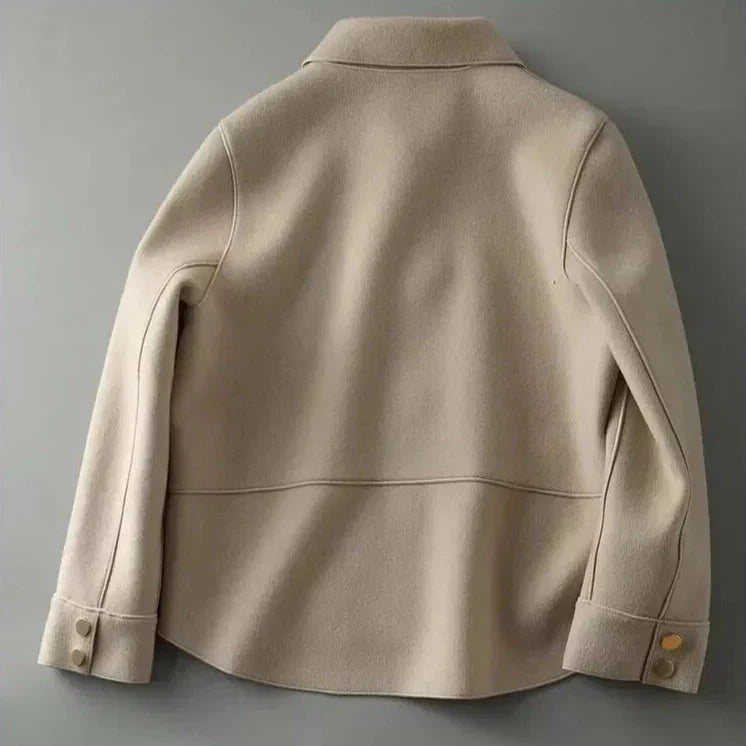 Bina – Giacca Donna Beige Elegante e Calda Invernale Beige