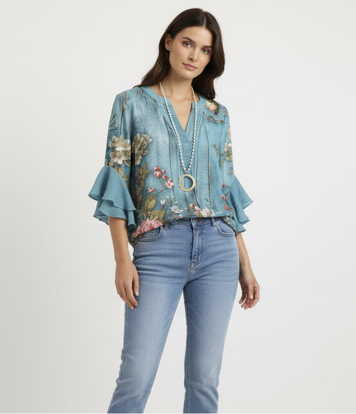 Francesca – Blusa Morbida Dal Taglio Elegante E Raffinato