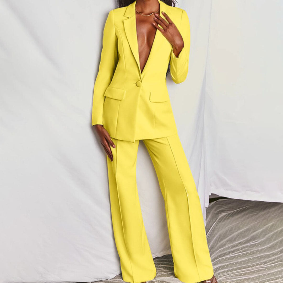 Dionisia – Completo Donna Elegante con Blazer e Pantaloni