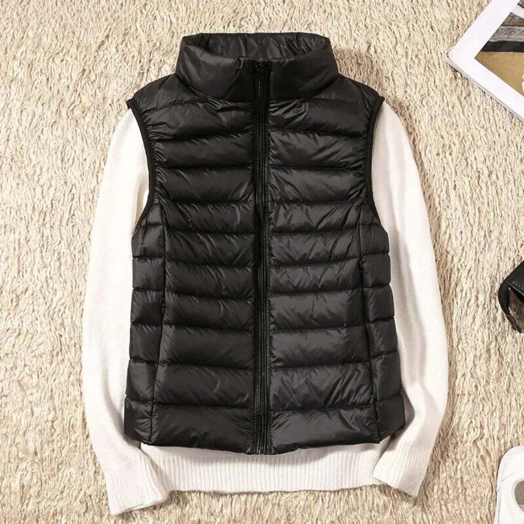 Bona – Gilet Donna Leggero Elegante e Versatile Nero