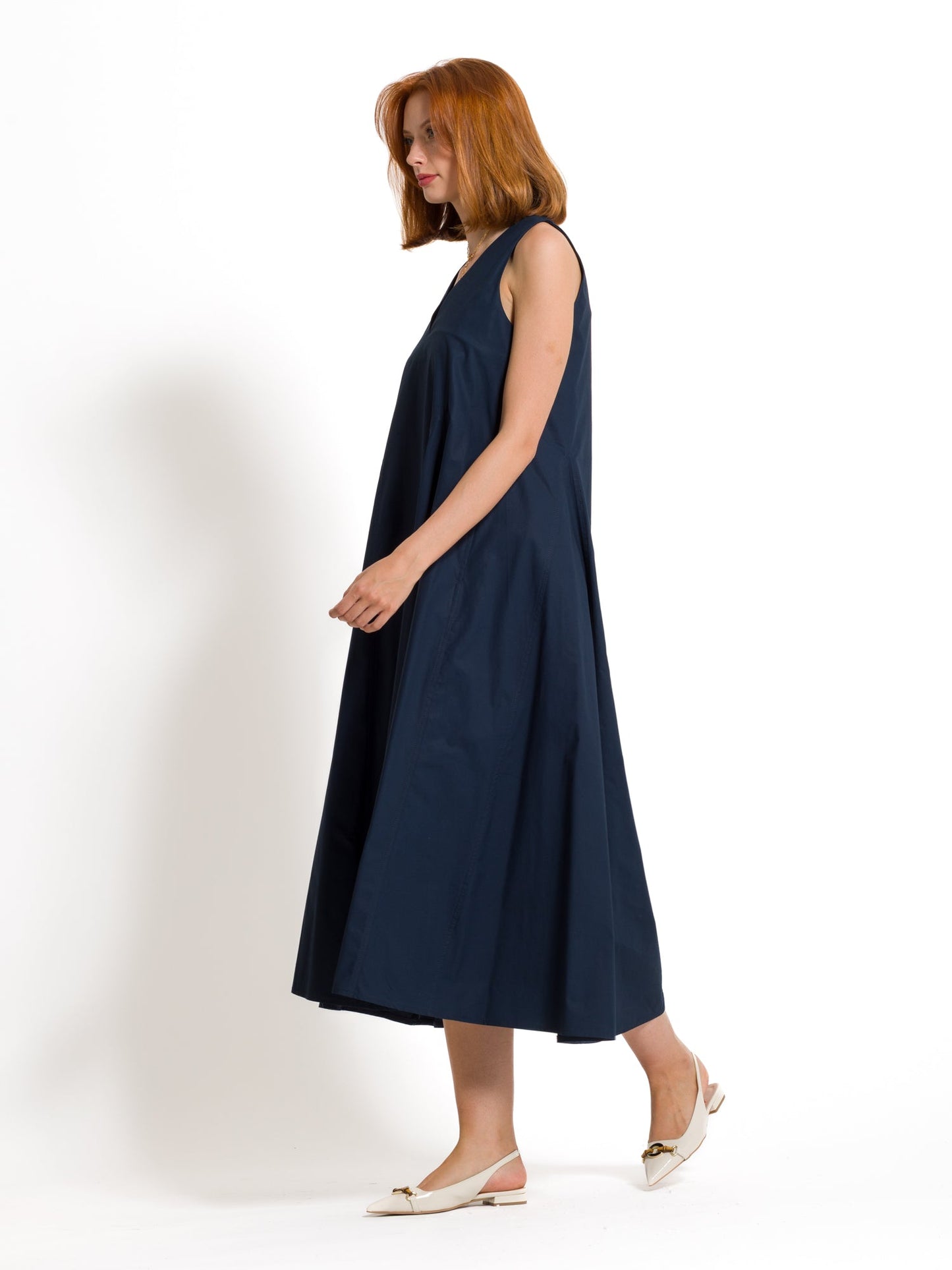 Tristana - Abito lungo in cotone da donna