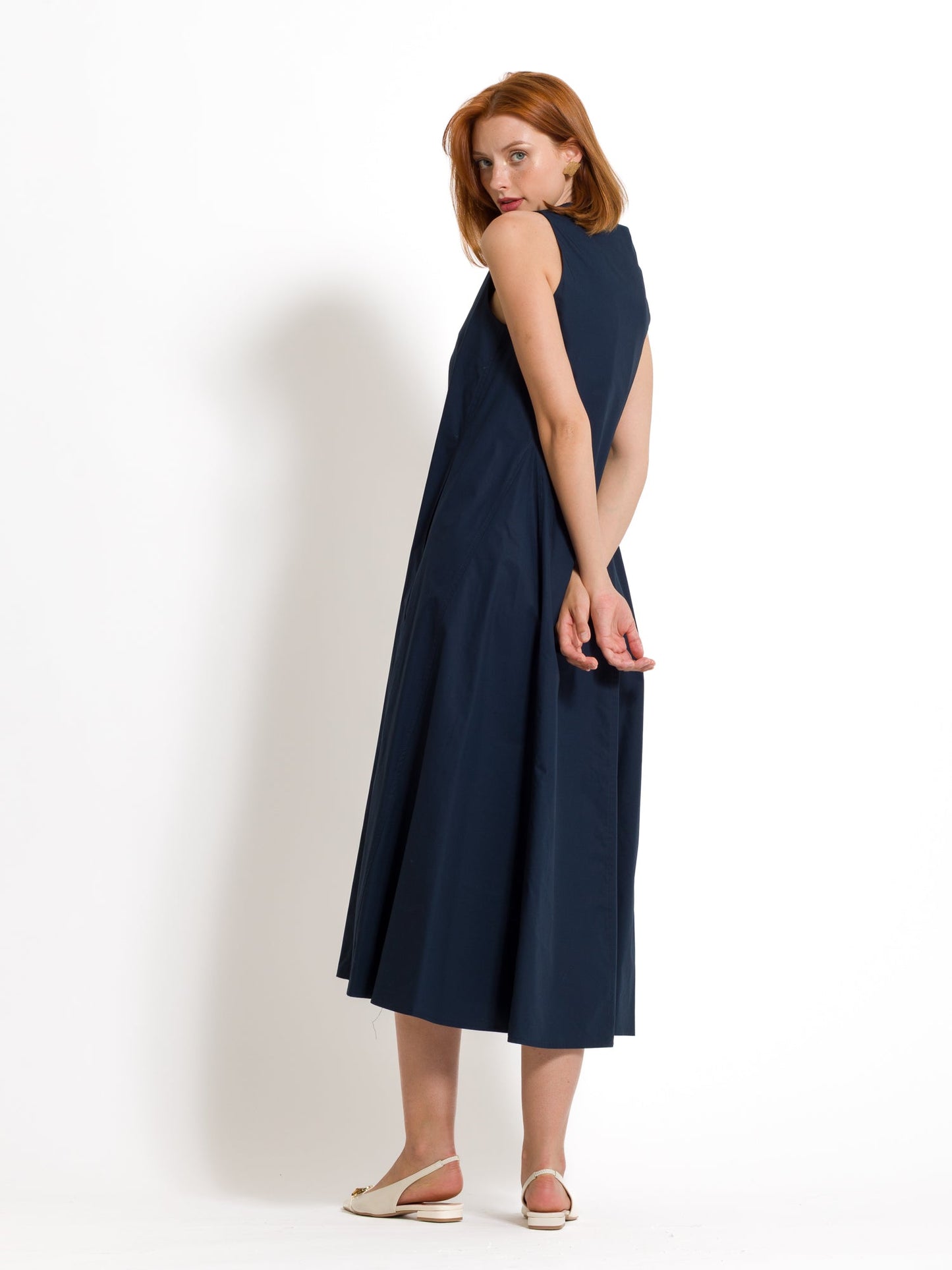 Tristana - Abito lungo in cotone da donna