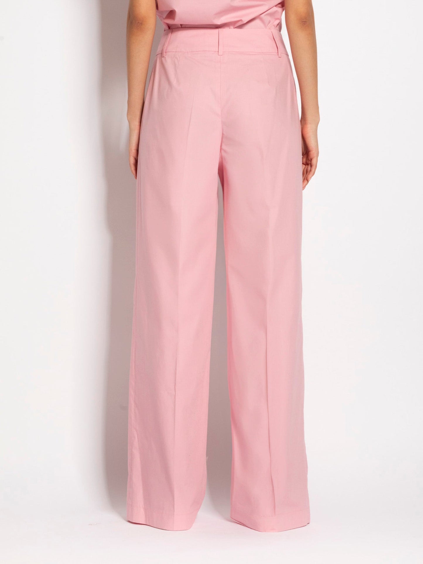 Sandra - Pantaloni dritti in cotone da donna
