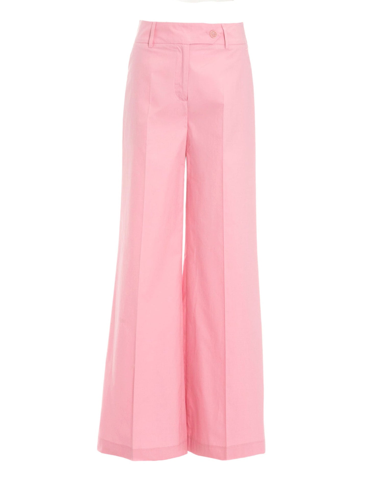Sandra - Pantaloni dritti in cotone da donna