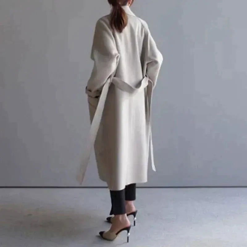 Brizia - Trench lungo in cotone invernale