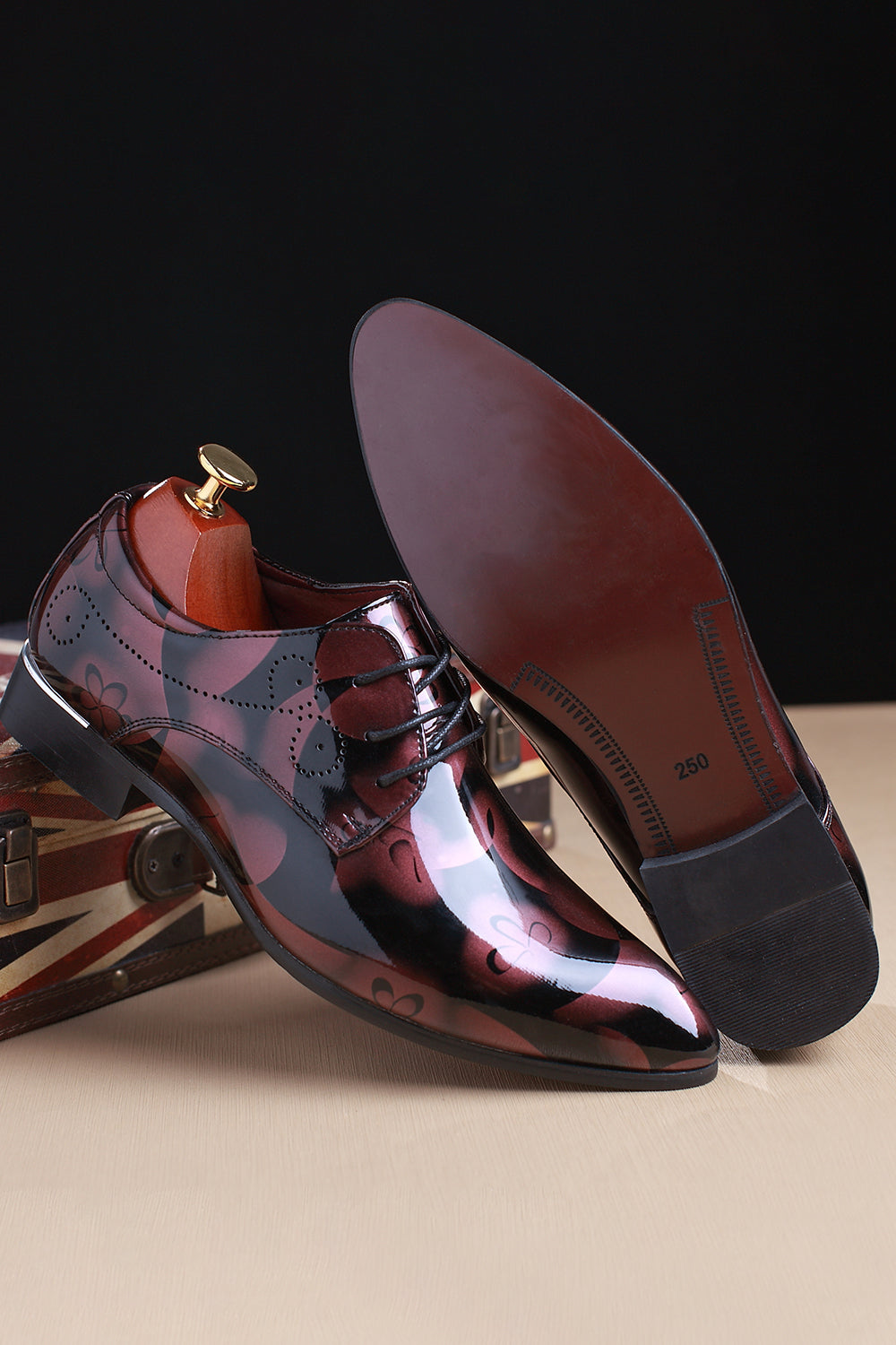 Alfonso – Scarpe Da Cerimonia Eleganti Con Raffinata Trama A Rilievo