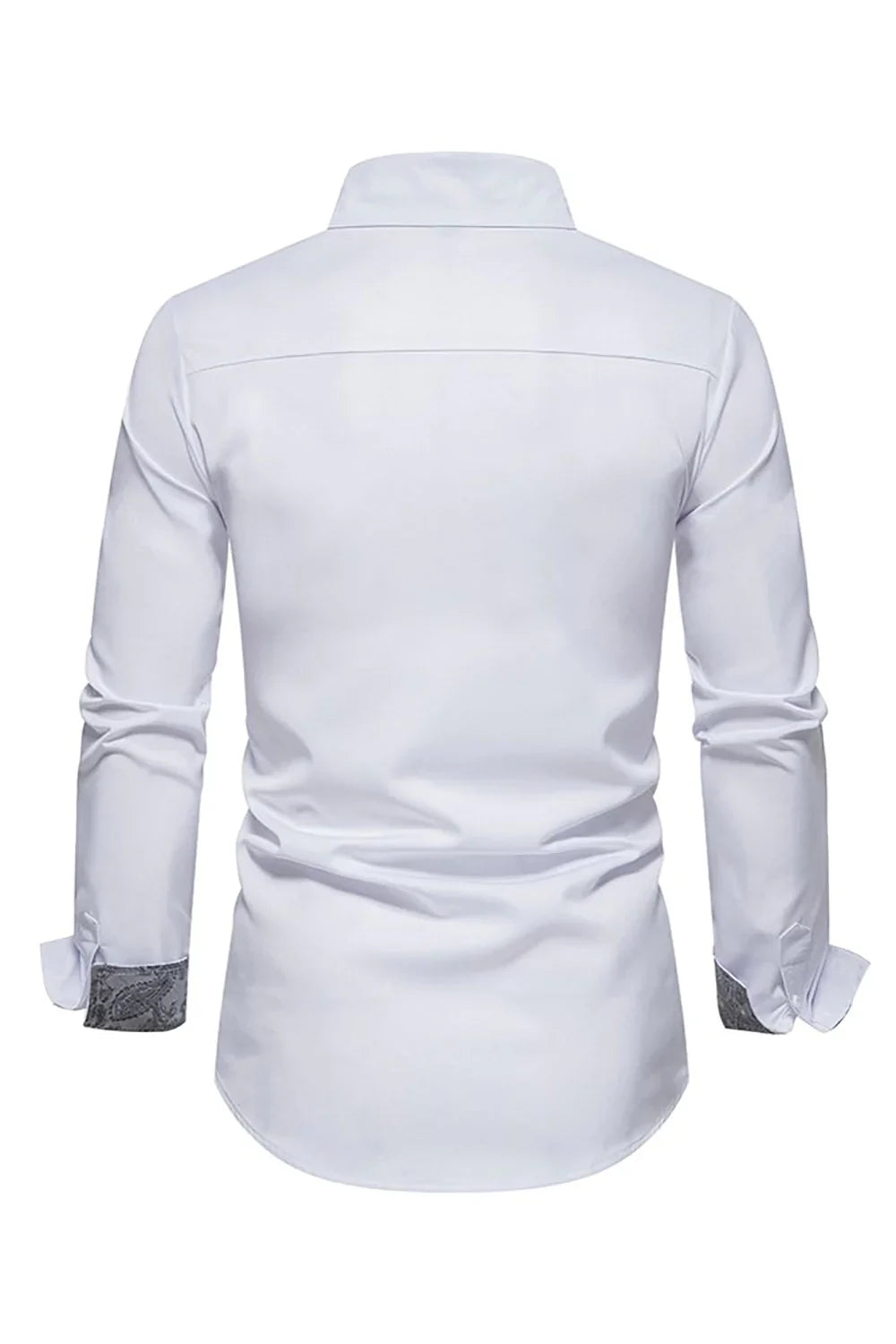 Hubert – Camicia Da Uomo A Maniche Lunghe Con Collo A Revers