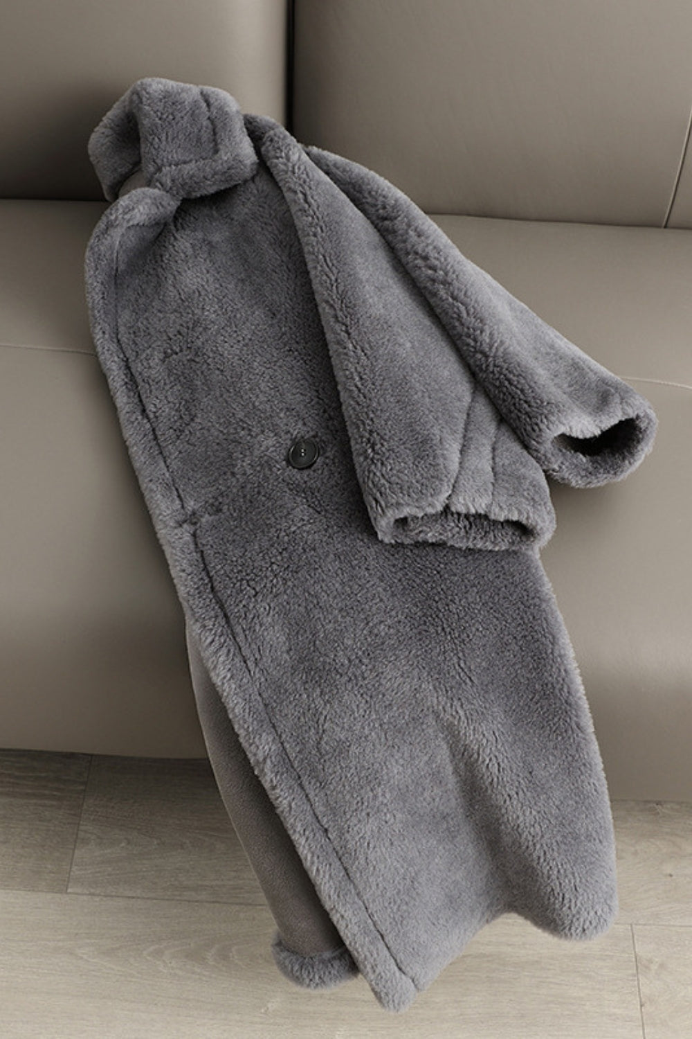 Fiorella - Cappotto lungo effetto teddy, stile sofisticato e comfort invernale