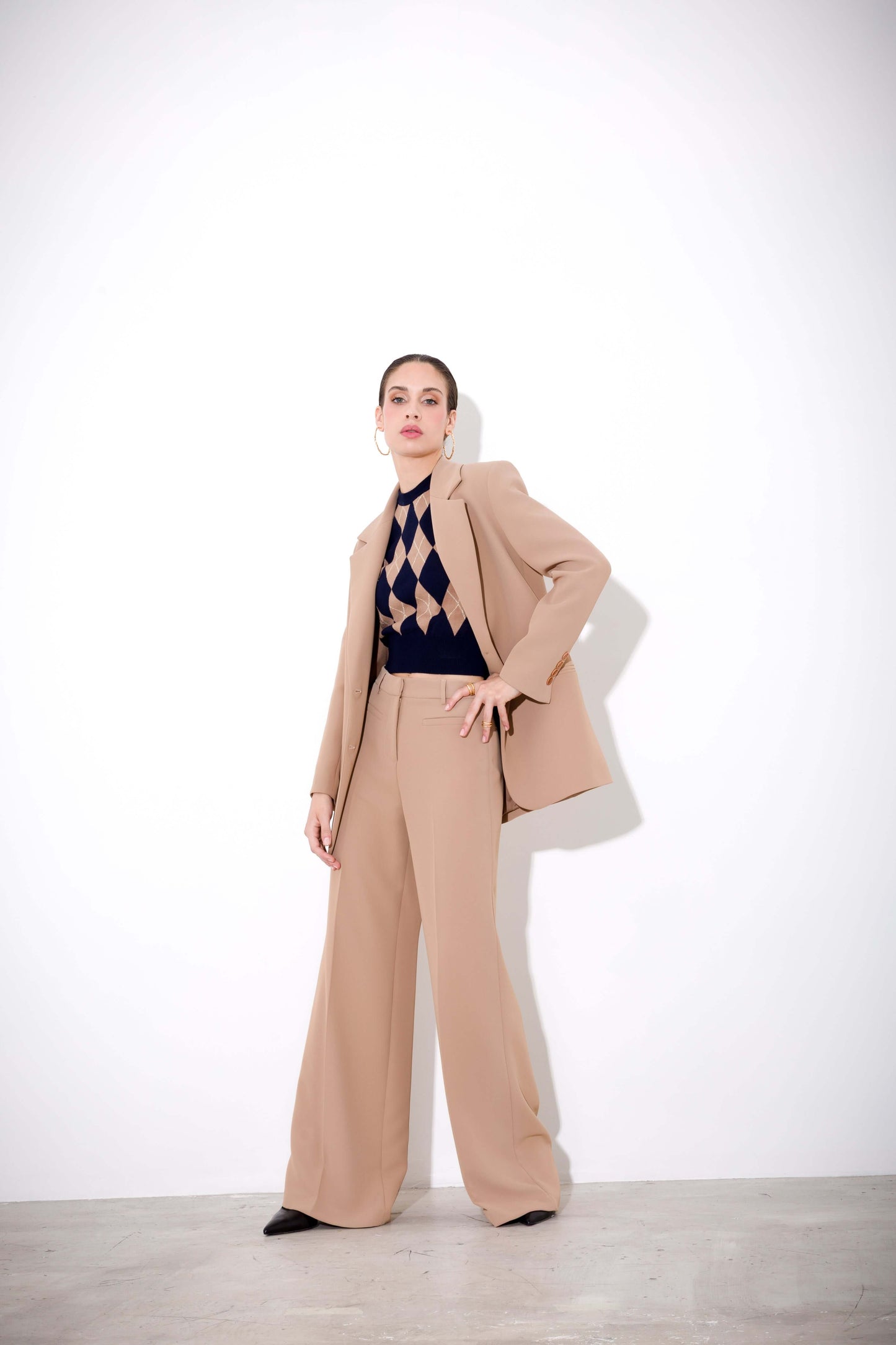 Ines - Pantalone Palazzo Donna Linea Fluida