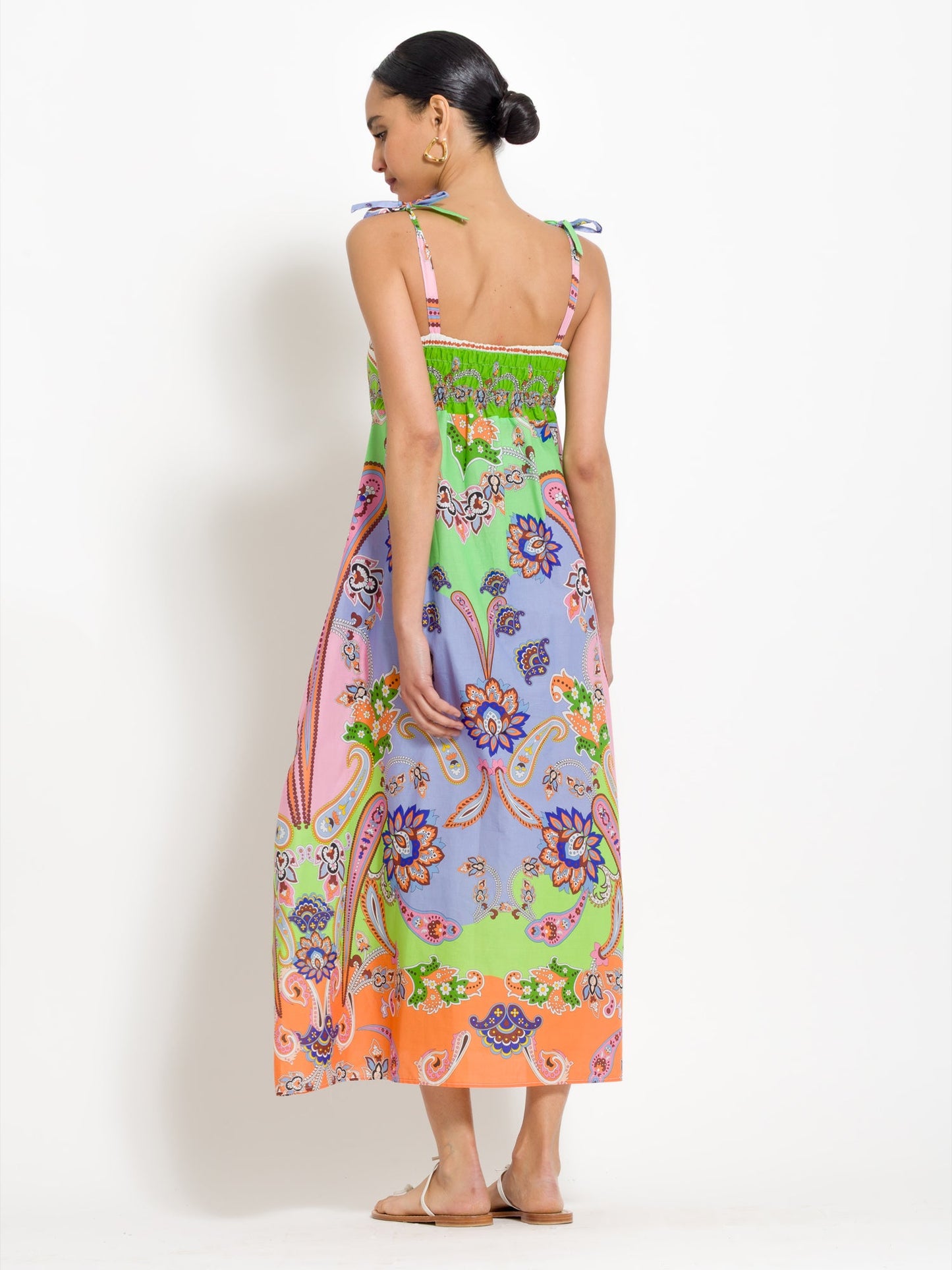Tecla - Abito lungo stampato elegante da donna