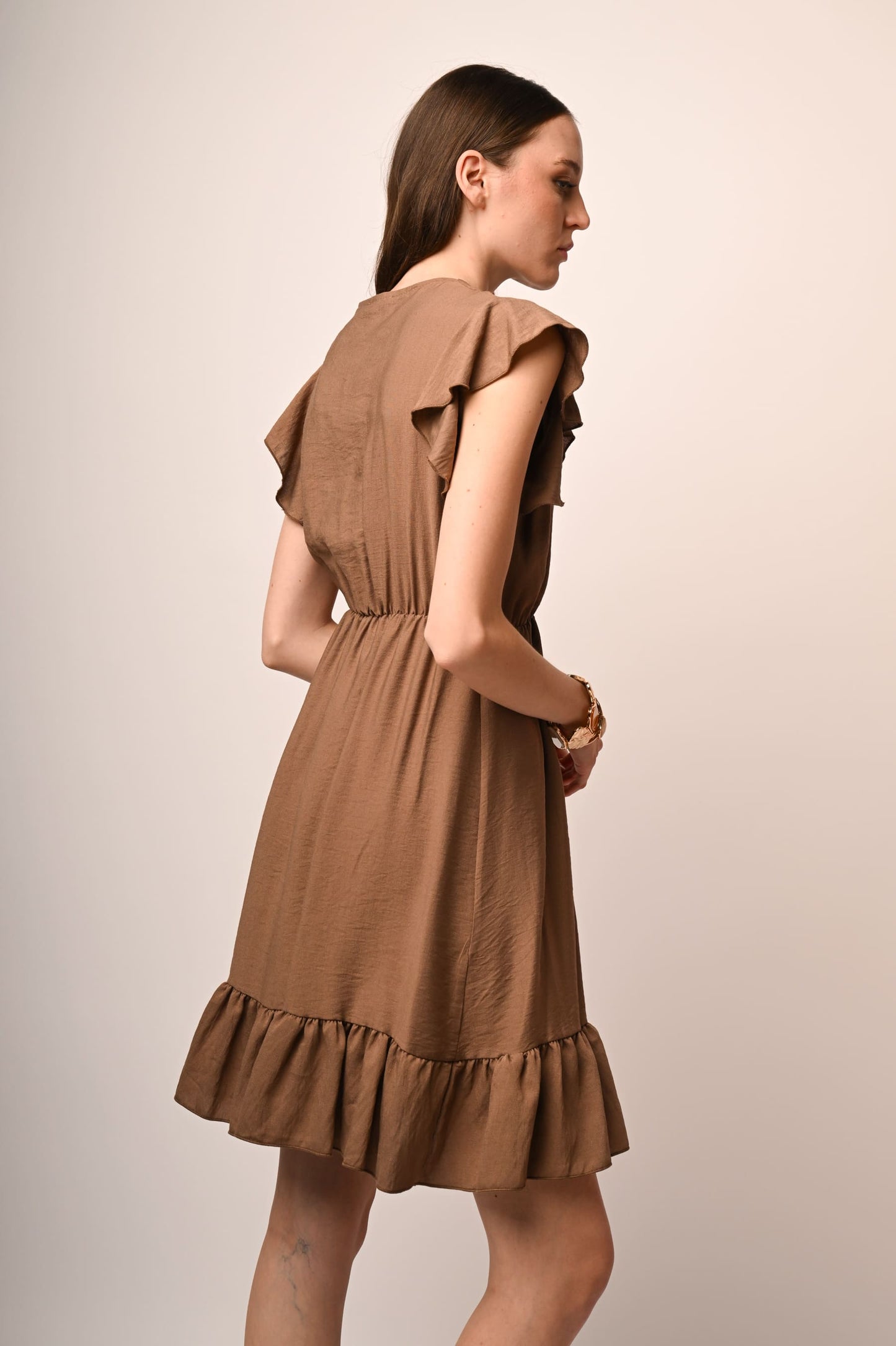 Camilla – Mini Abito con Volants Romantico e Chic 4