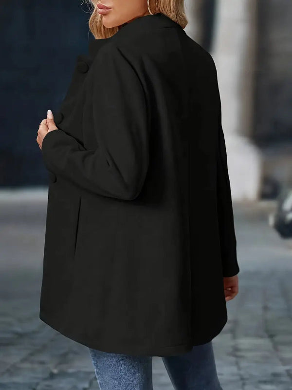 Allegra - Cappotto invernale da donna con bottoni, elegante e versatile per ogni occasione
