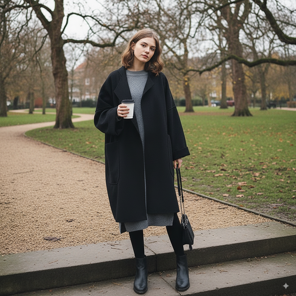 Klaudia – Cappotto Invernale Donna con Apertura Frontale