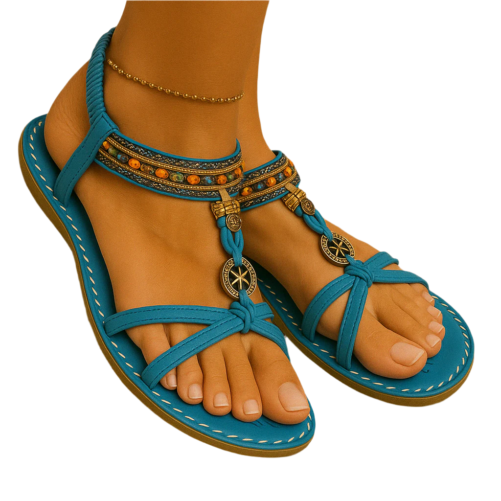Odilia – Sandali Boho estivi con perline