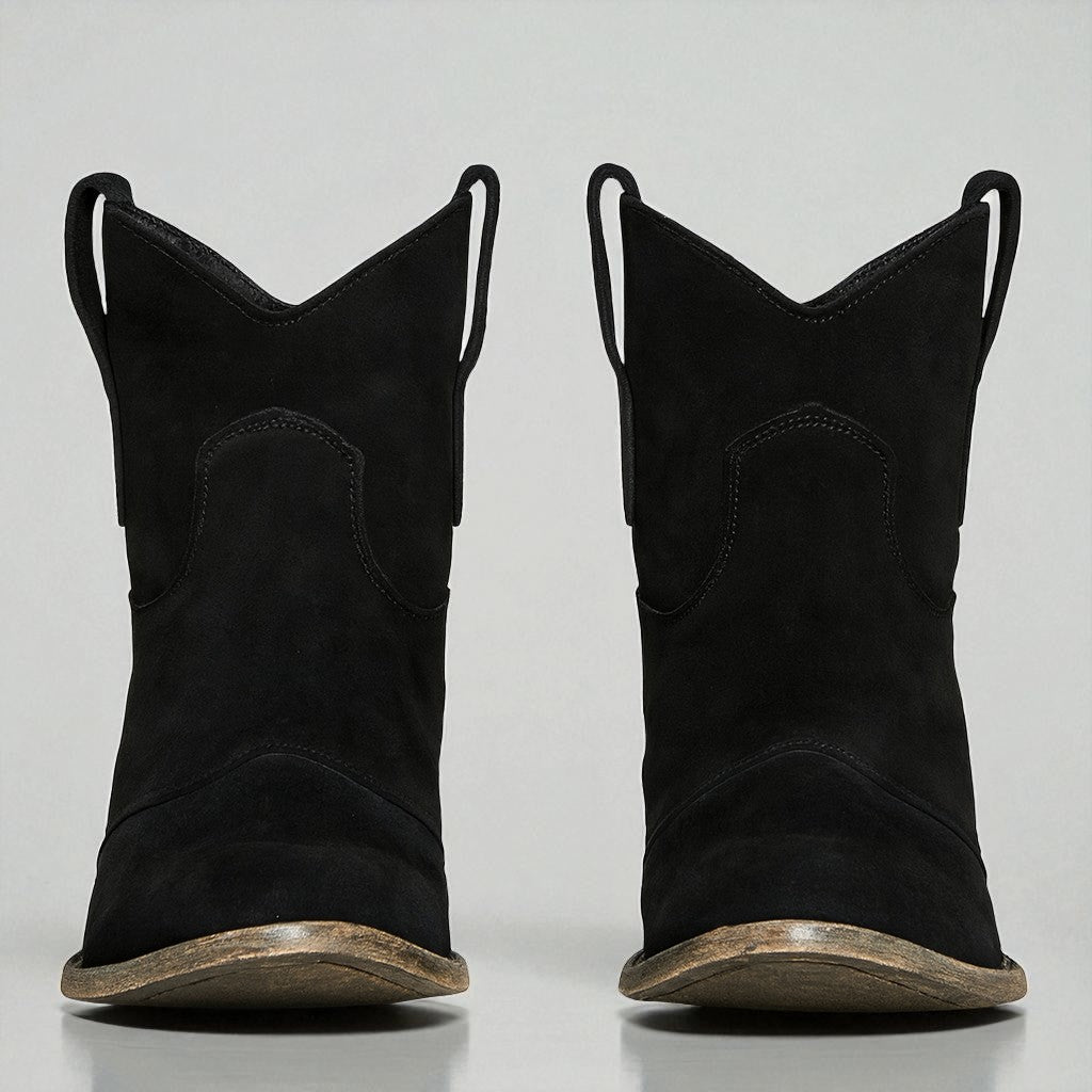 Katia - Stivaletti Donna Western con Tacco Largo