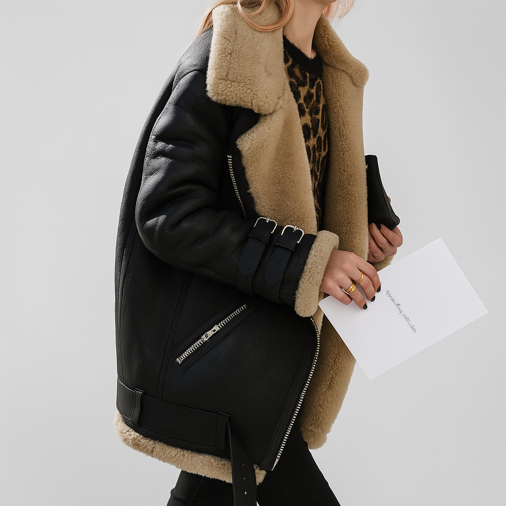 Lorena - Cappotto Aviatore Donna Elegante