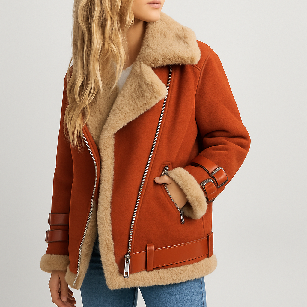 Lorena - Cappotto Aviatore Donna Elegante