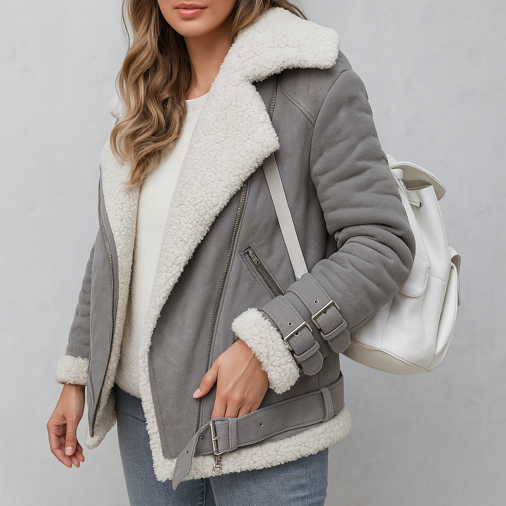 Lorena - Cappotto Aviatore Donna Elegante