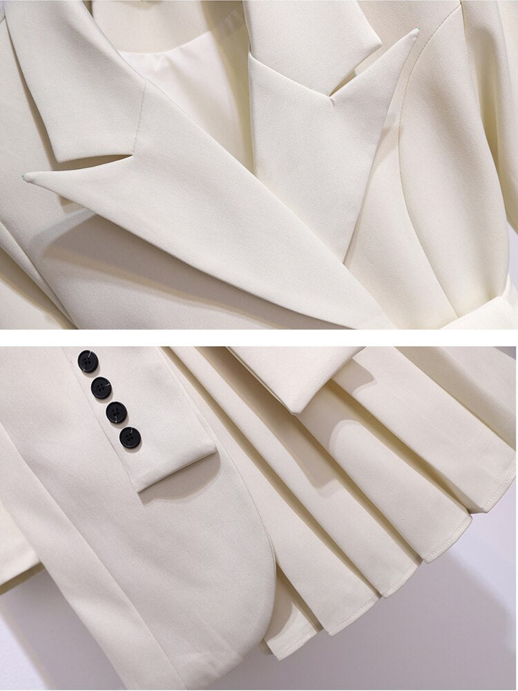 Cristina – Abito Blazer Donna Classico Nero Elegante
