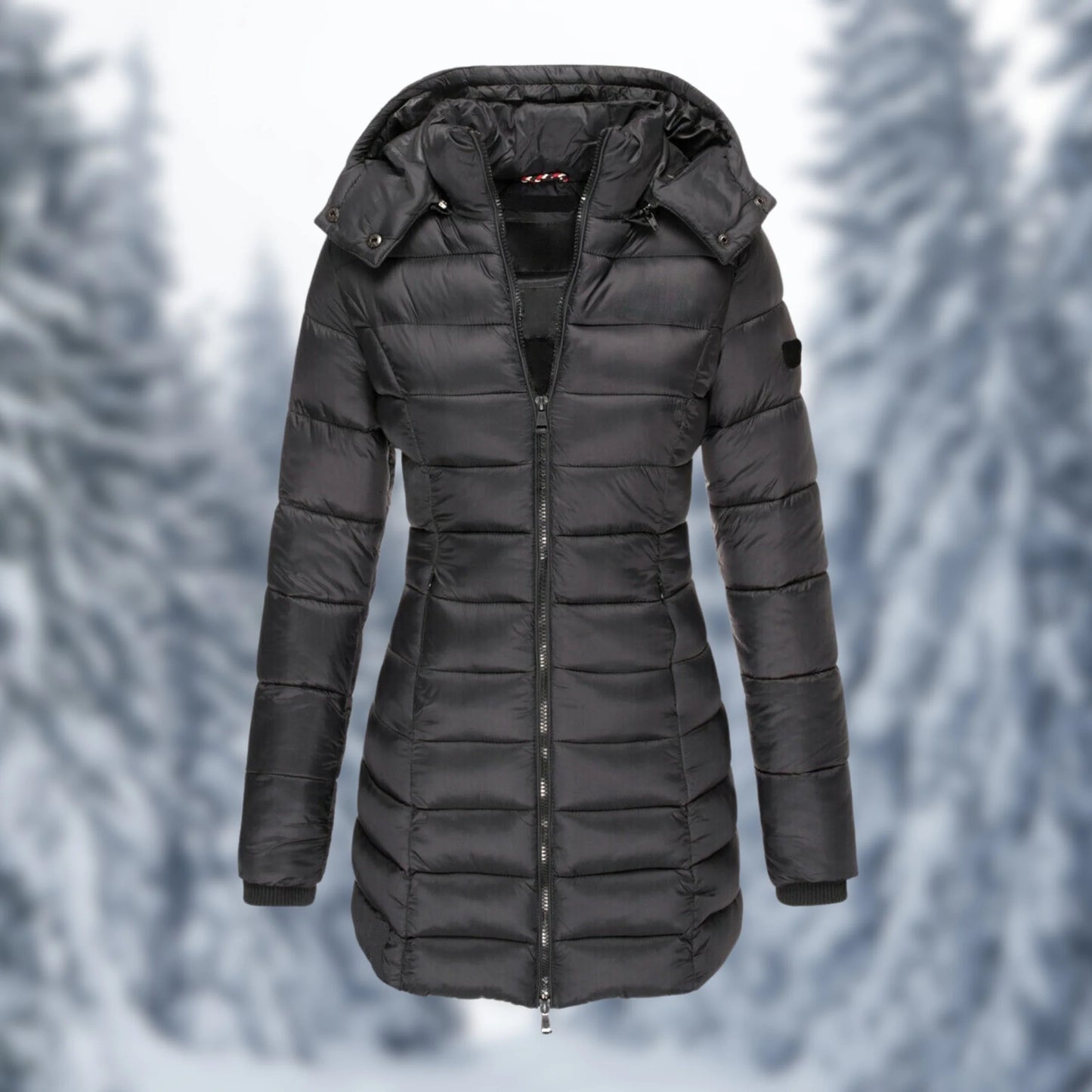 Concettina – Giacca Donna Invernale Calda ed Elegante Nero