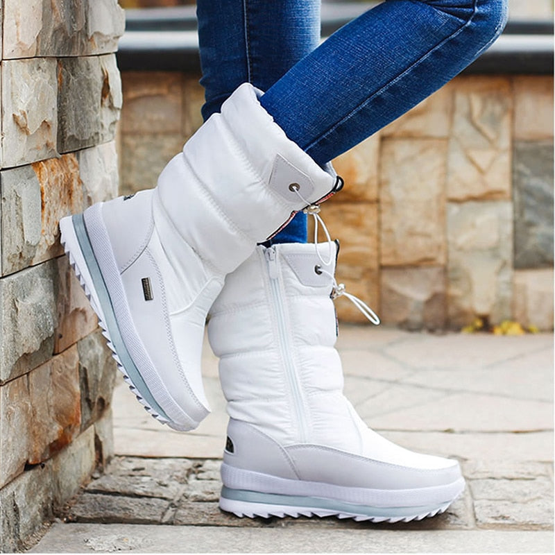 Criselda – Scarpe Donna Invernali Super Confortevoli e Accoglienti Bianco