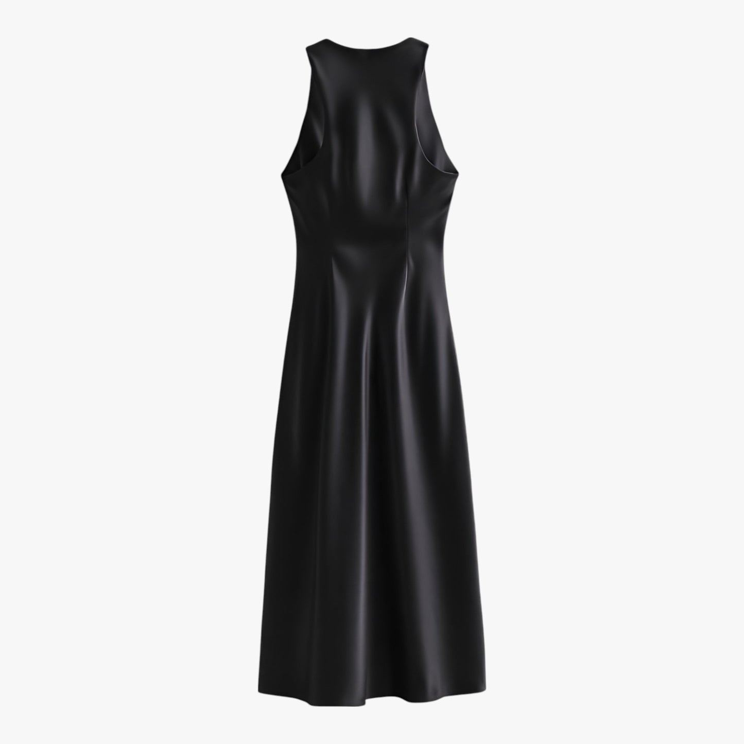 Rosatea - Abito Midi Donna Scollo Drappeggiato Ombra