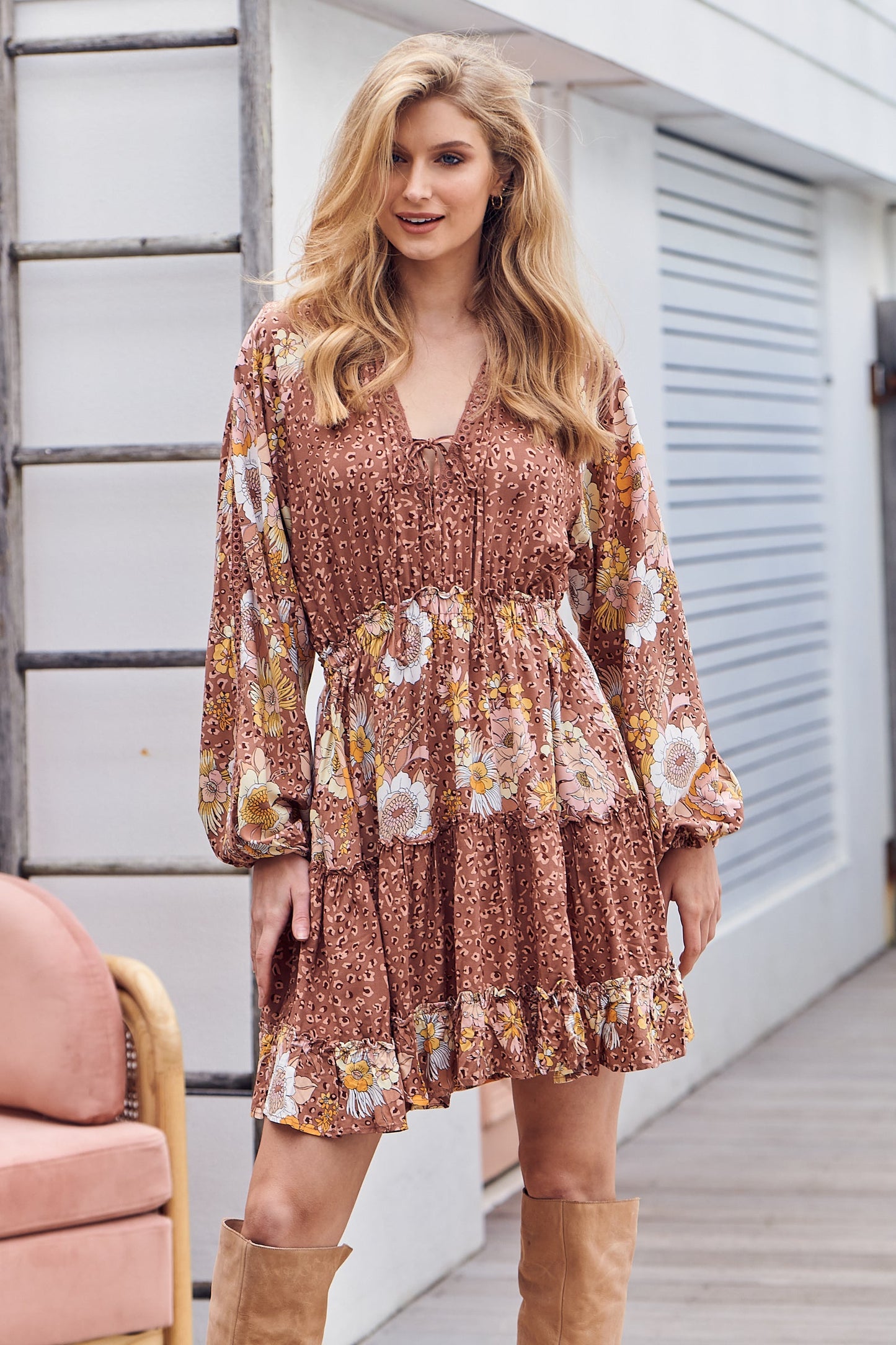 Diletta – Abito Camelia Elegante e Femminile 2