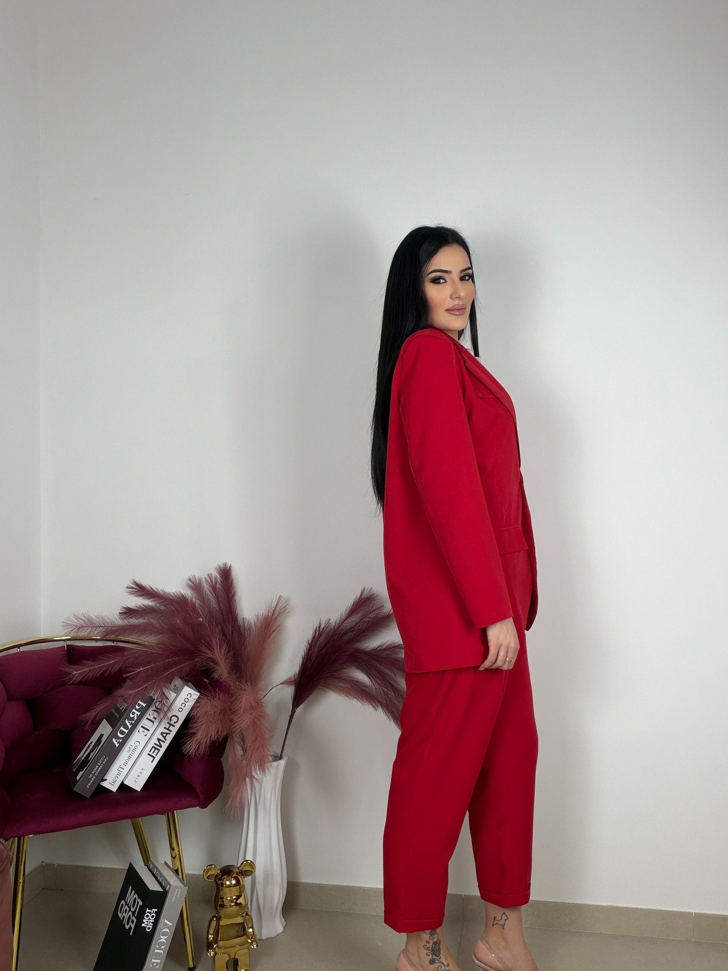 Quineta - Set Tailleur Comfy Chic Donna Elegante Moderno
