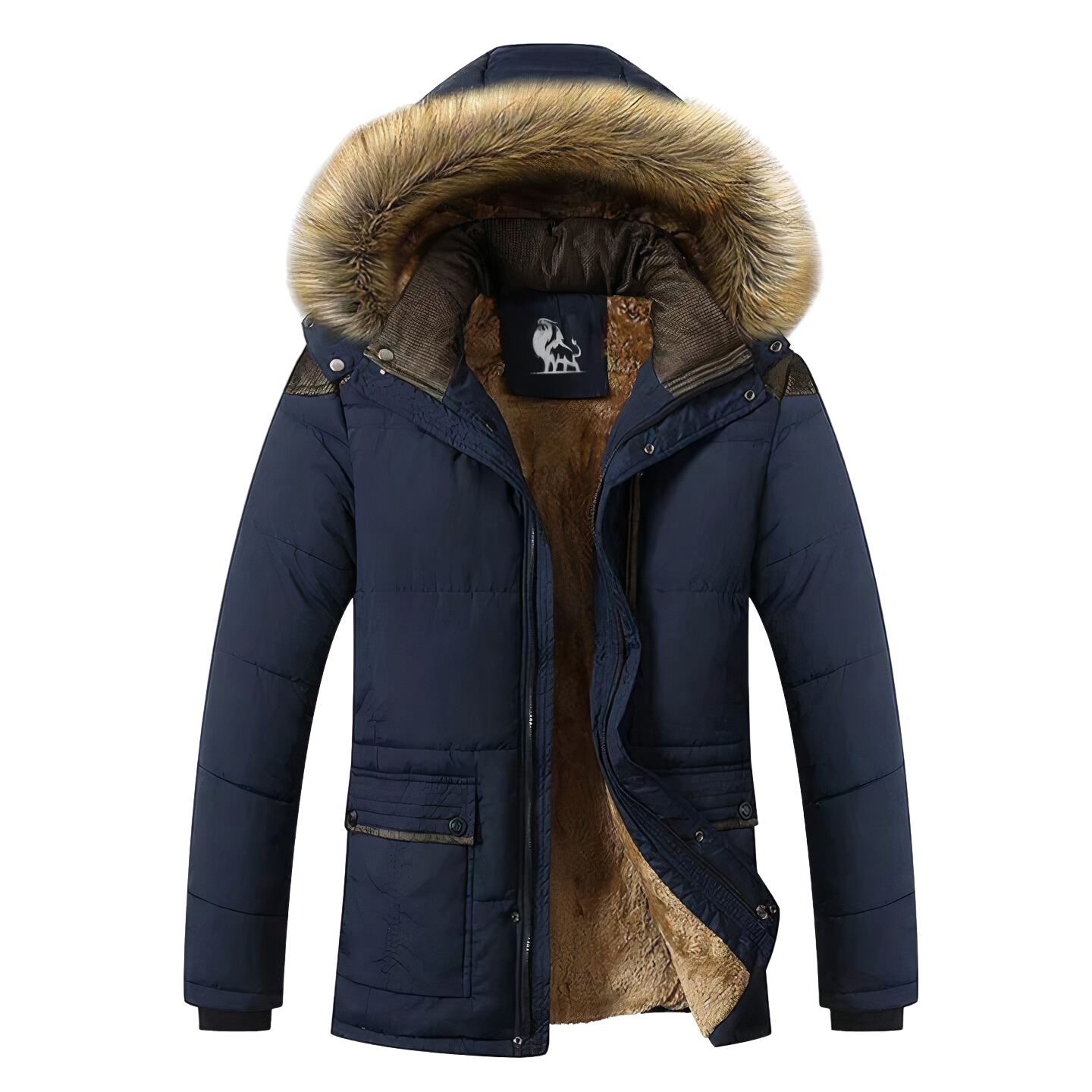 Ettorino - Parka Invernale Uomo Elegante con Cappuccio