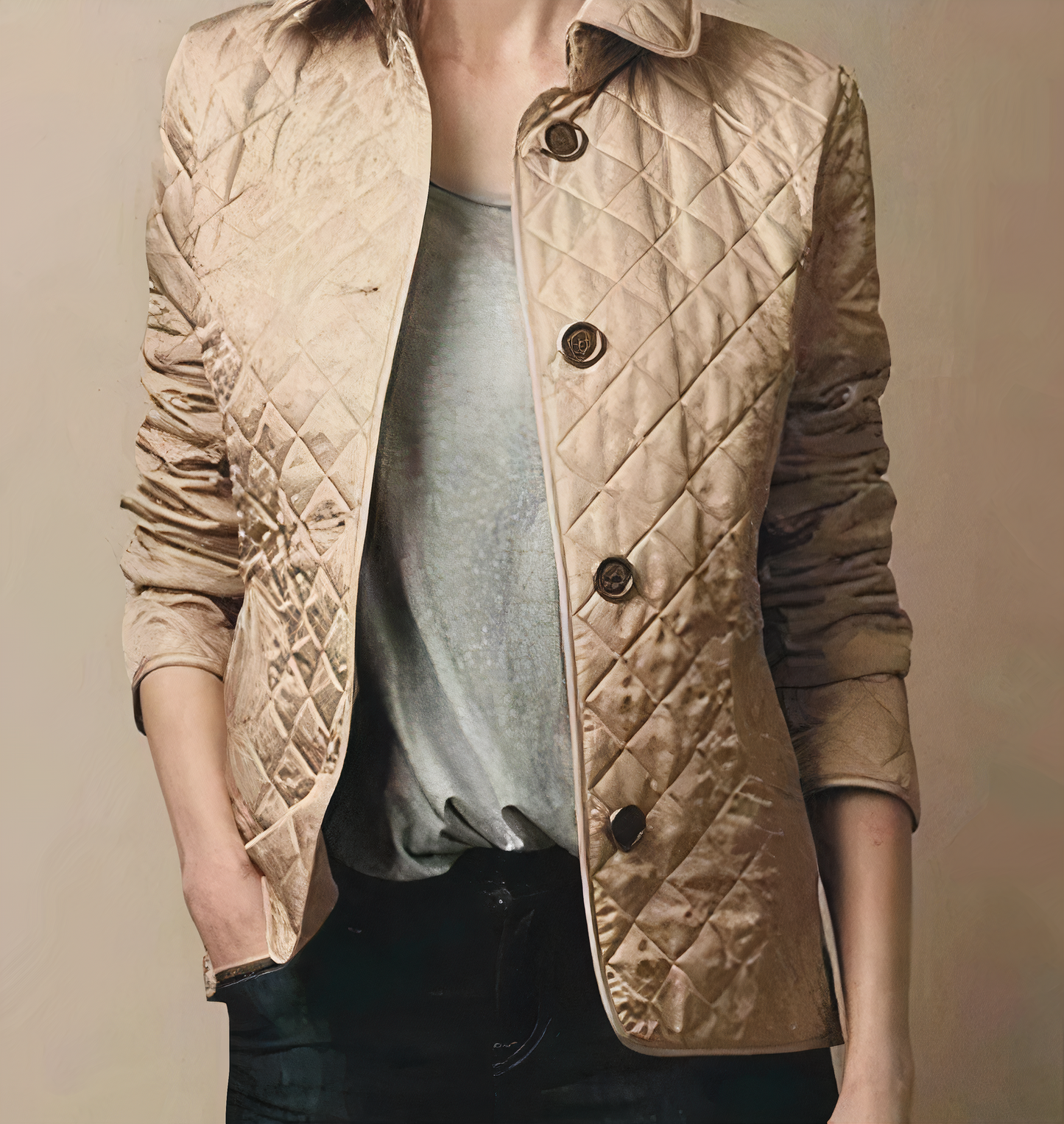 Rebecca - Giacca in Seta e Cotone da Donna