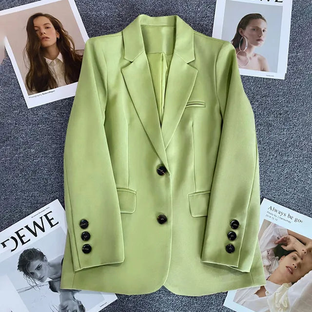 Uliana - Cappotto a Maniche Lunghe da Donna per la Stagione Autunnale