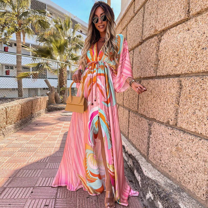 Eleonora - Abito Colorato e Stile Elegante per Donna Rosa chiaro