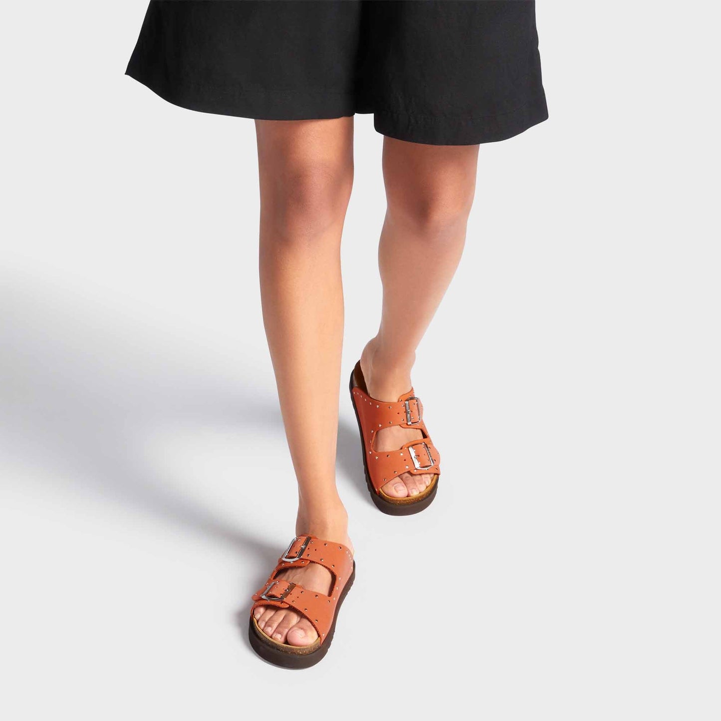 Ofelia - Sandali donna marroni comfort eleganti versatili