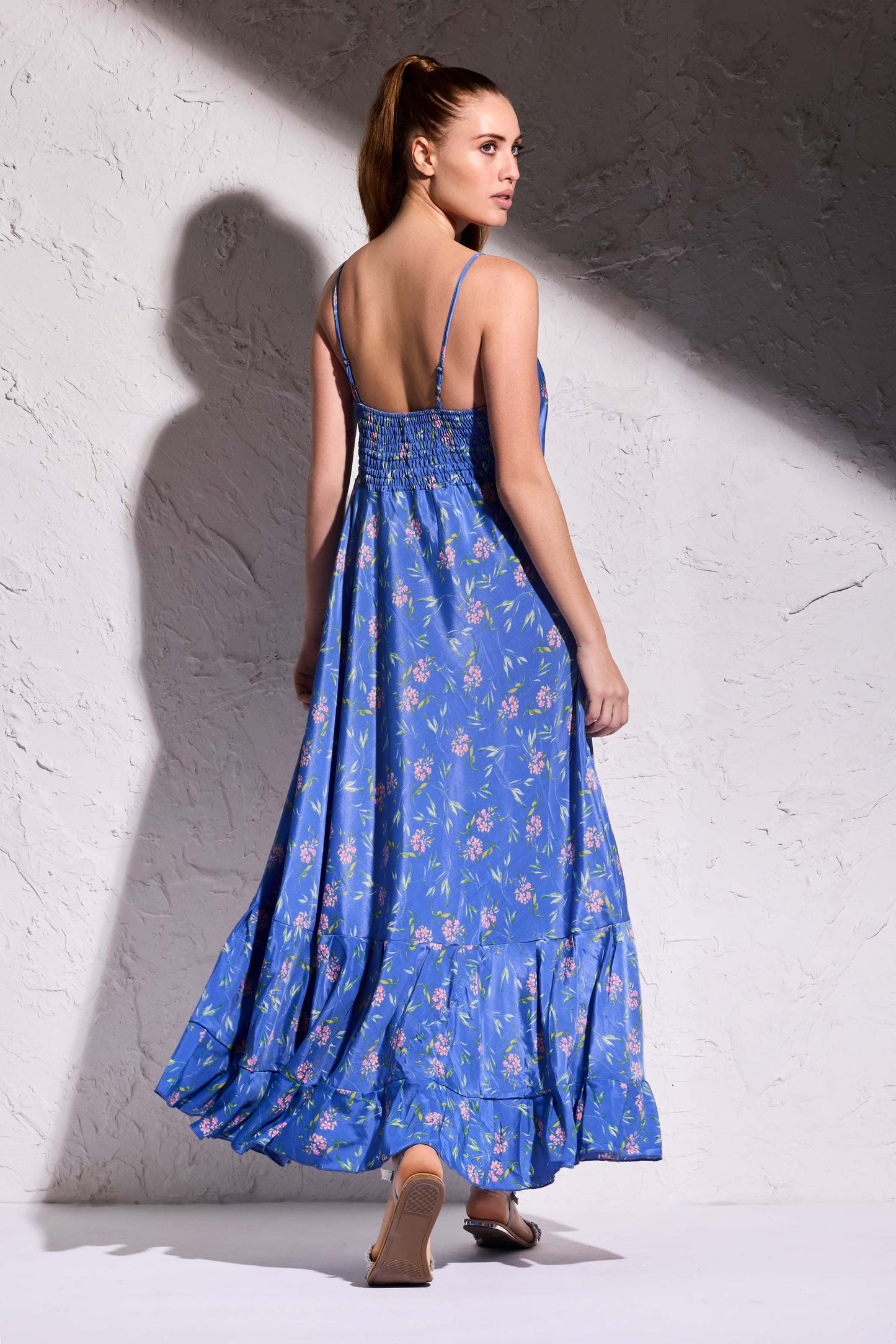 Federica – Abito Lungo a Fiori Elegante e Fresco 2