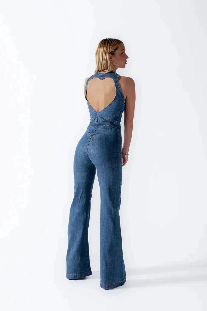 Rachele – Tuta in Jeans Donna Casual Chic