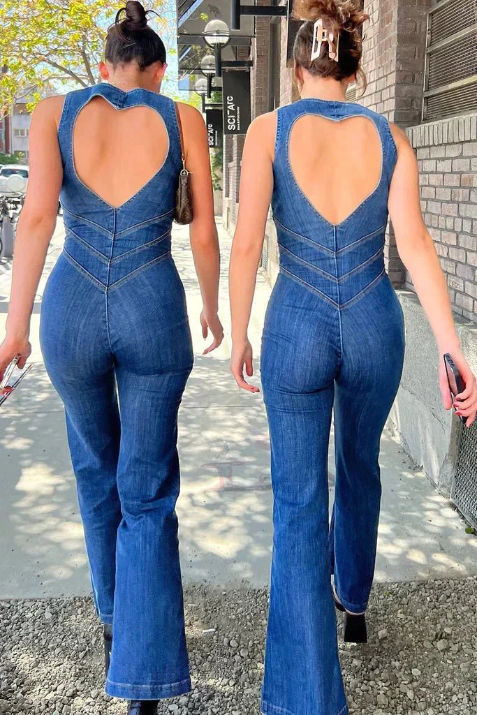 Rachele – Tuta in Jeans Donna Casual Chic