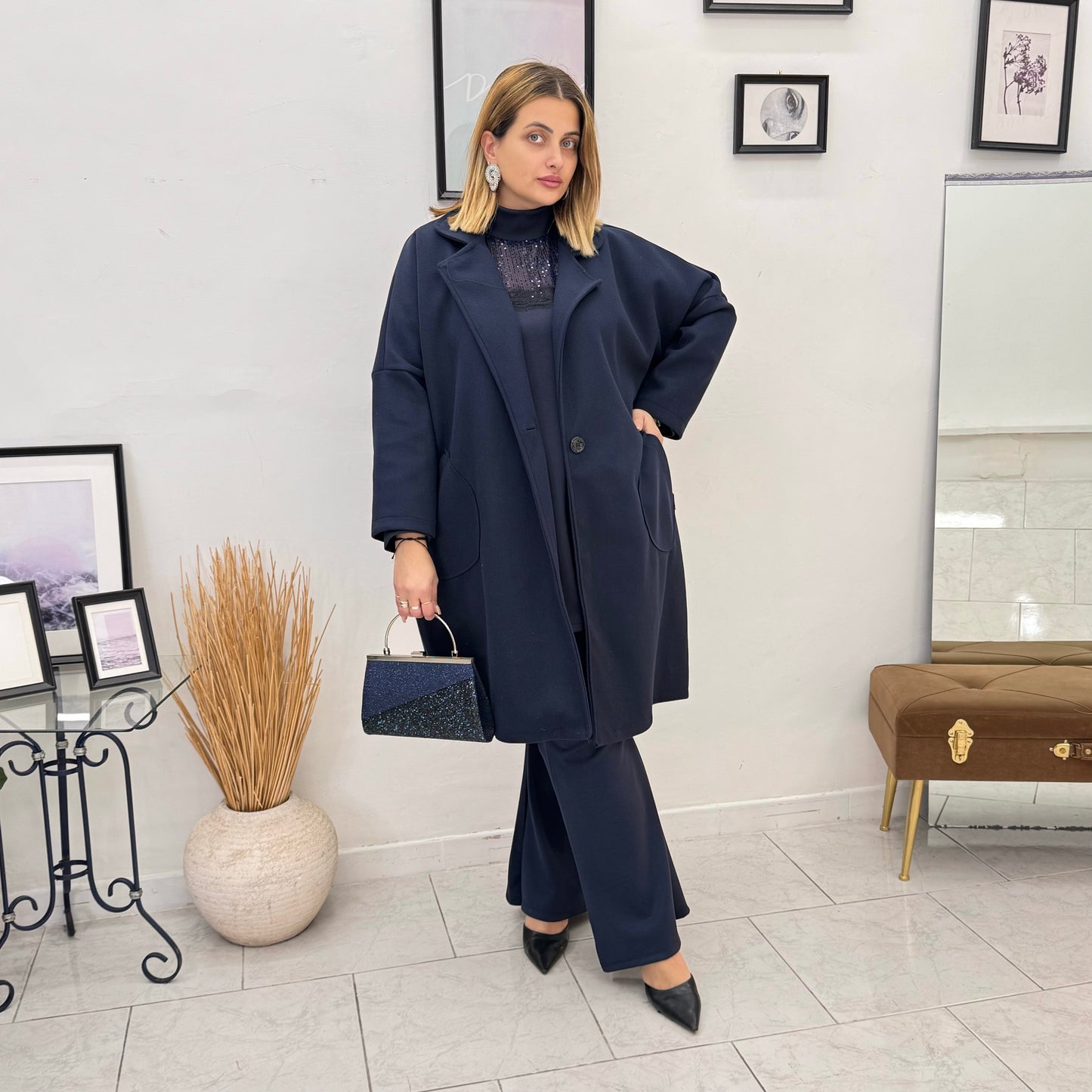 Tesara - Cappotto Dora Elegante Donna Invernale