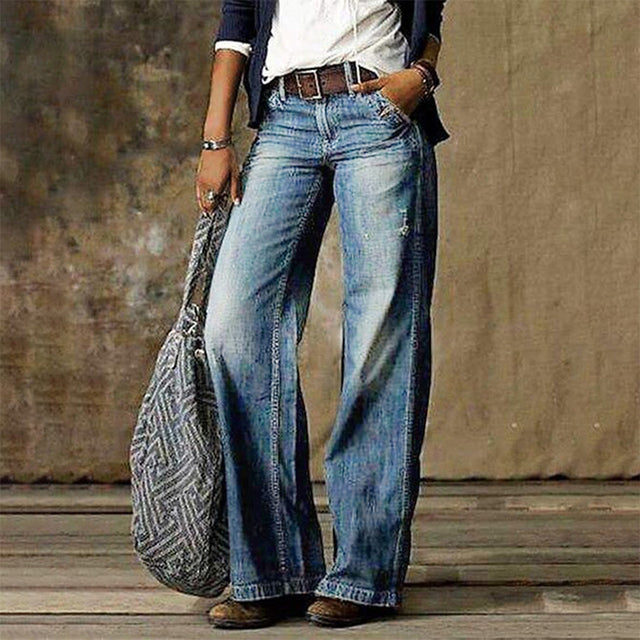 Giada - Die stylische und einzigartige Hose Azzurro