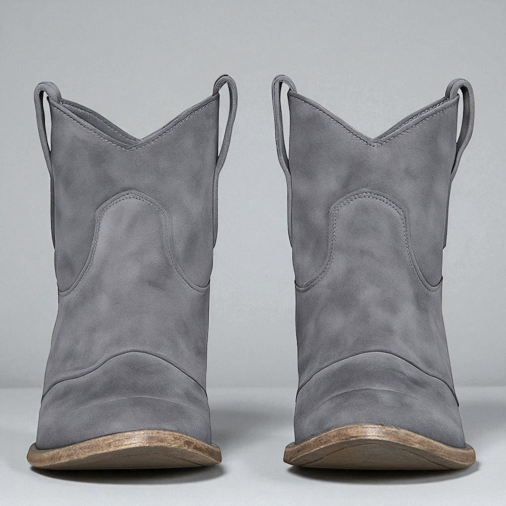 Katia - Stivaletti Donna Western con Tacco Largo