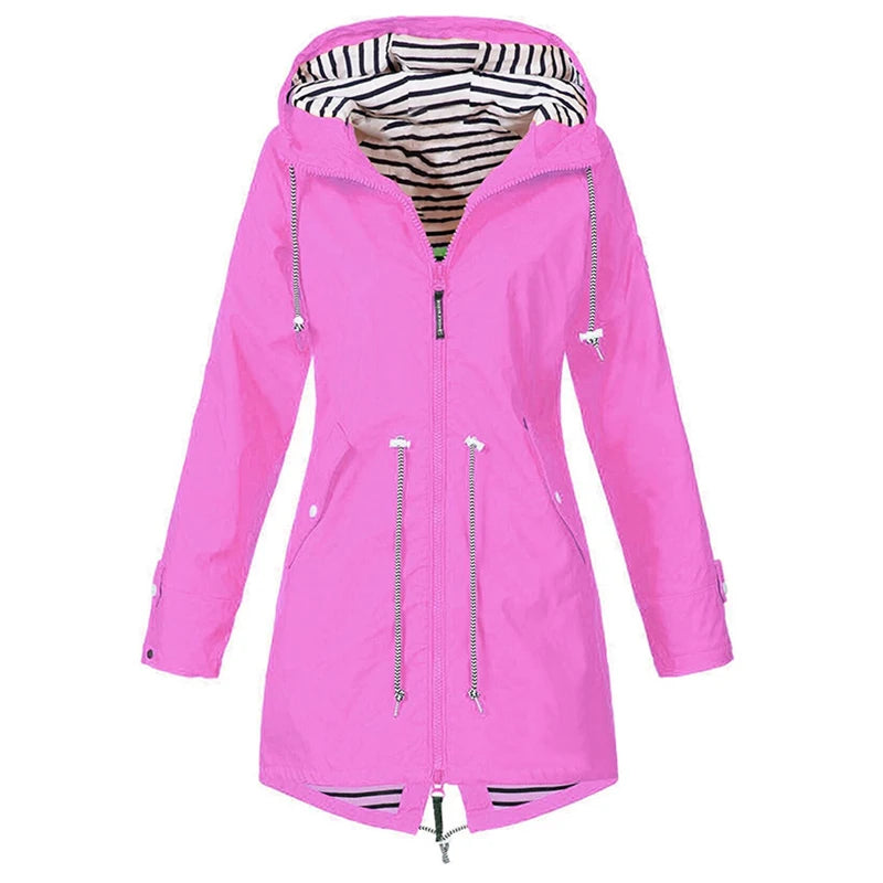 Alessia – Giacca Impermeabile Leggera da Donna Outdoor