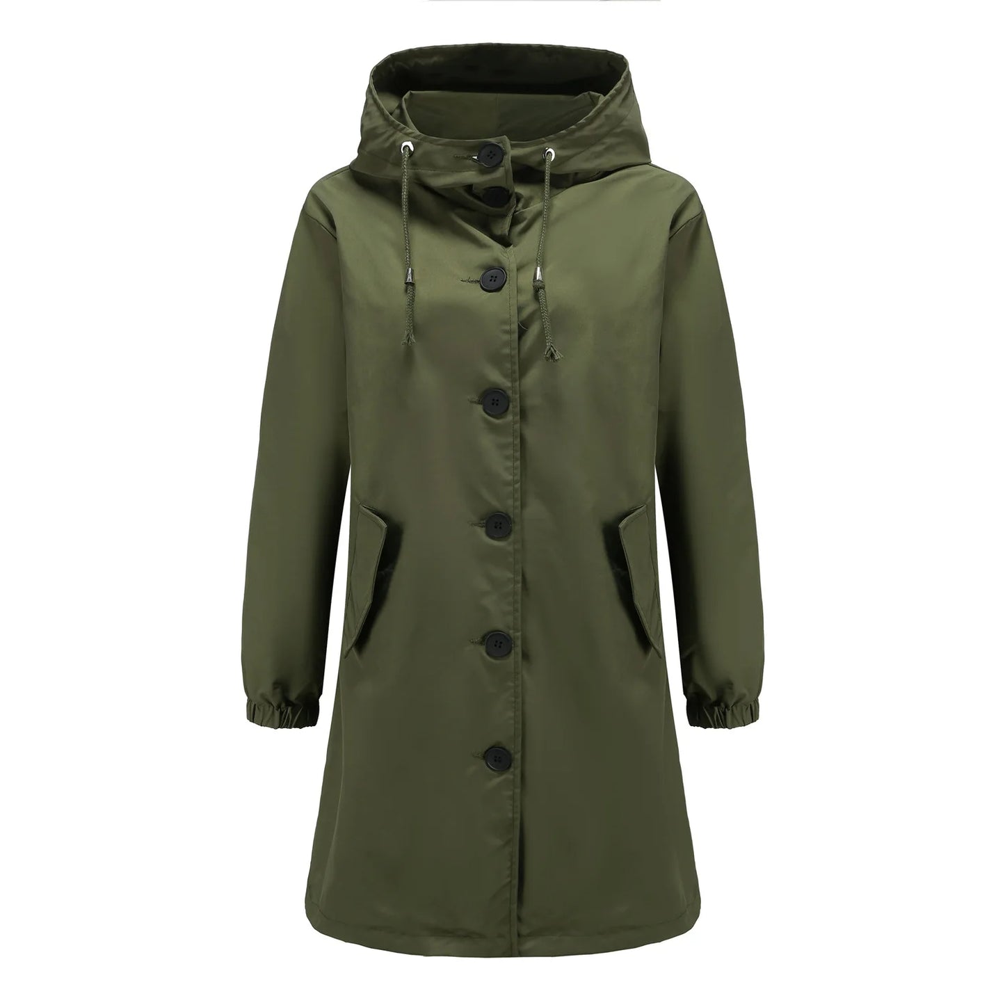 Anabella – Trench Coat Antivento con Cappuccio Donna